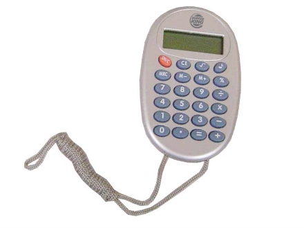 Calculadora para brindes com cord�o