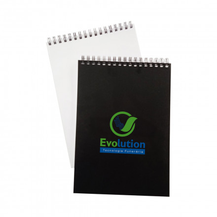 Bloco Personalizado 21x15 com Wire-o - Confira aqui o melhor preo! | A7 Brindes