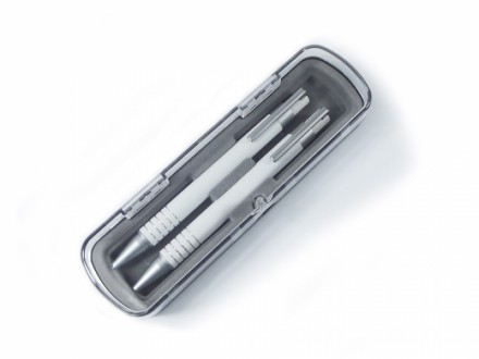 Conjunto para brindes de caneta e lapiseira com estojo