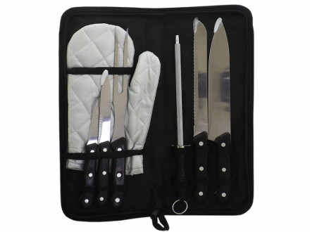 Kit churrasco promocional Cont�m 7 pe�as