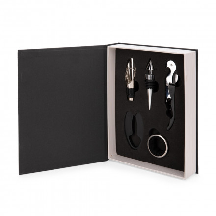 Kit Vinho Personalizado 5 Pe�as - Confira aqui o melhor pre�o! | A7 Brindes