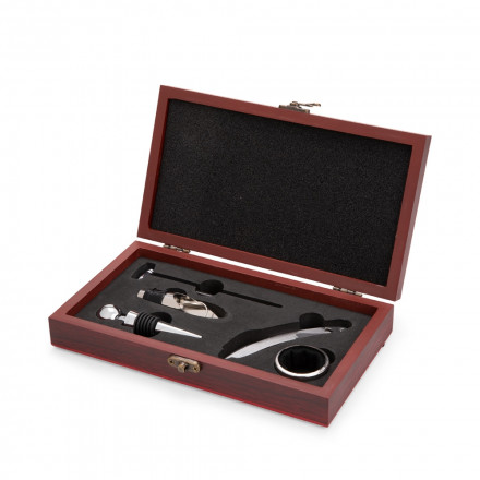 Kit Vinho Personalizado 5 Pe�as X19121 - Confira aqui o melhor pre�o! | A7 Brindes