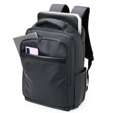 Mochila Personalizada Couro Sint�tico USB 26L - Confira aqui o melhor pre�o! | A7 Brindes