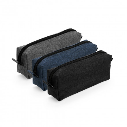 N�cessaire Personalizada Poli�ster PVC Mescla X15299 - Confira aqui o melhor pre�o! | A7 Brindes