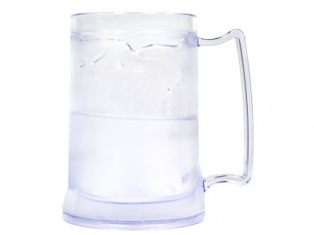 Caneca de acrlico com gel de 500ml.