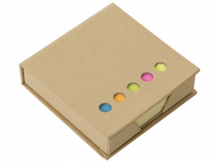 Porta bloco com post it e capa reciclada 