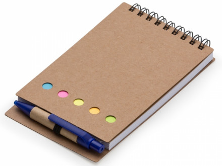 Porta bloco para brindes ecol�gico com caneta e post-it