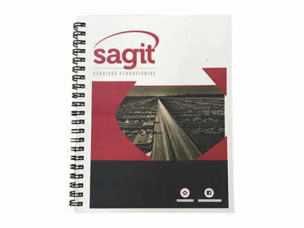 Caderno Personalizado Capa Dura 20x28cm Ecol�gico - Confira aqui o melhor pre�o! | A7 Brindes