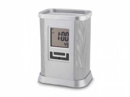 Rel�gio para brindes com porta caneta