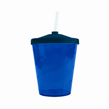 Copo Personalizado Twist com Canudo 350ml - Confira aqui o melhor preo! | A7 Brindes