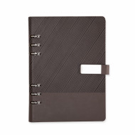 Caderno Personalizado Fichário Couro Sintético 23,2x17,9 Caderno Personalizado Fichário Couro Sintético 23,2x17,9 - Confira aqui o melhor preço! | A7 Brindes