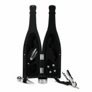 Kit Vinho Personalizado 5 Peças Formato Garrafa Kit Vinho Personalizado 5 Peças Formato Garrafa - Confira aqui o melhor preço! | A7 Brindes