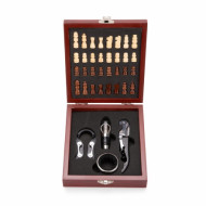Kit Vinho Personalizado Xadrez 4 Peças X19125 Kit Vinho Personalizado Xadrez 4 Peças X19125 - Confira aqui o melhor preço! | A7 Brindes