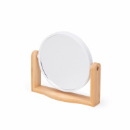 Espelho Personalizado de Mesa Bambu - Confira aqui o melhor pre�o! | A7 Brindes