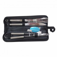 Kit Churrasco Personalizado 3 pe�as 143407 - Confira aqui o melhor pre�o! | A7 Brindes