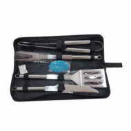 Kit Churrasco Personalizado 4 Peças 143408 Kit Churrasco Personalizado 4 Peças 143408 - Confira aqui o melhor preço! | A7 Brindes
