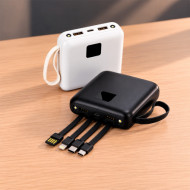 Power Bank Personalizado 10.000mAh com Lanterna e Multissaídas X9449 Power Bank Personalizado 10.000mAh com Lanterna e Multissaídas X9449 - Confira aqui o melhor preço! | A7 Brindes