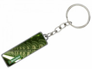 Chaveiro de Metal para Brindes NKC2 Chaveiro personalizado de niquel com etiqueta resinada