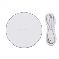 Carregador Personalizado Rápido de Indução Redondo Carregador Personalizado Rápido de Indução Redondo - Confira aqui o melhor preço! | A7 Brindes