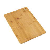 Tábua Personalizada de Corte Bambu 28x22 Tábua de Corte com Canaleta