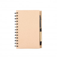 Caderno Personalizado Ecolgico com Autoadesivos e Caneta 17,5x12,5 - Confira aqui o melhor preo! | A7 Brindes