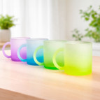 Caneca Personalizada de Vidro Degrad� 350ml - Confira aqui o melhor pre�o! | A7 Brindes