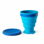 Copo Personalizado Dobrvel em Silicone com Tampa em PP - Confira aqui o melhor preo! | A7 Brindes
