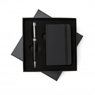 Kit Caneta Metal Personalizada e Moleskine Personalizada - Confira aqui o melhor preo! | A7 Brindes