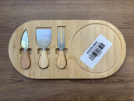 Kit Queijo Personalizado 4 Peças X3222G Kit Queijo Personalizado 4 Peças X3222G - Confira aqui o melhor preço! | A7 Brindes