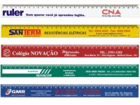 Rgua personalizada de 30 cm em diversas cores