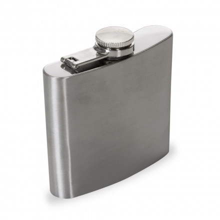 Cantil Personalizado Porta Whisky Inox 6oz - Confira aqui o melhor pre�o! | A7 Brindes