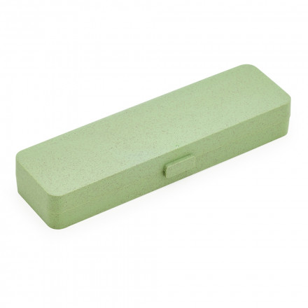 Estojo Personalizado Fibra de Bambu para 1 Caneta - Confira aqui o melhor pre�o! | A7 Brindes