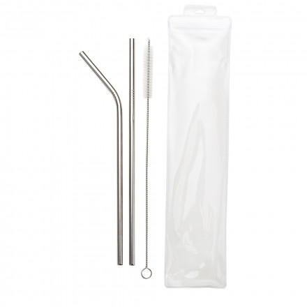 Kit Canudos Personalizados e Escova de Limpeza - Confira aqui o melhor preo! | A7 Brindes