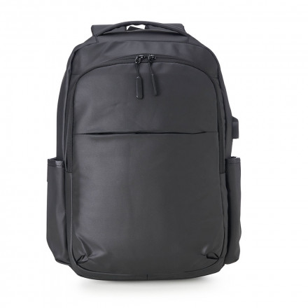 Mochila Personalizada Couro Sinttico Usb 20 Litros - Confira aqui o melhor preo! | A7 Brindes