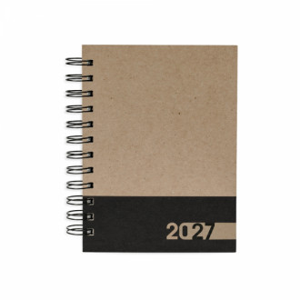 Agenda Personalizada Capa Dura em Kraft - Confira aqui o melhor pre�o! | A7 Brindes