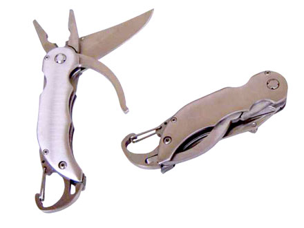 Alicate para brindes met�lico multi fun��es com prendedor