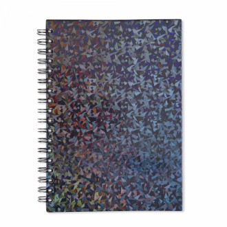 Caderno Personalizado Hologr�fico Com Pauta - Confira aqui o melhor pre�o! | A7 Brindes