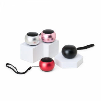 Caixa de Som Personalizada Bluetooth TWS em Inox - Confira aqui o melhor preo! | A7 Brindes