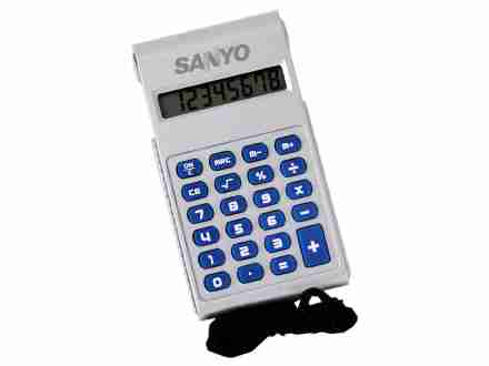 Calculadora com cord�o para brindes