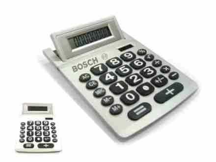 Calculadora para brindes de mesa