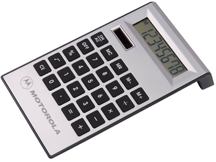 Calculadora promocional de mesa