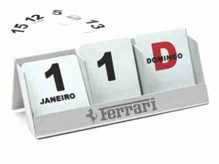 Calend�rio para brindes permanente em alum�nio