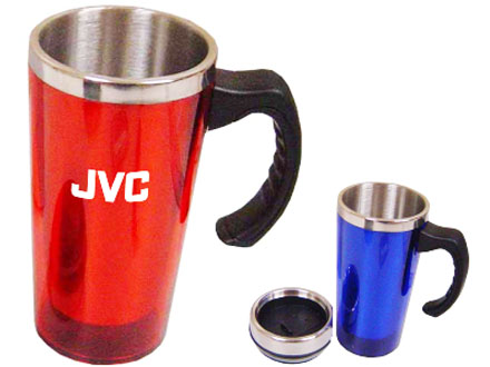 Caneca t�rmica para brindes Capacidade: 450 ml Acompanha embalagem de papel�o
