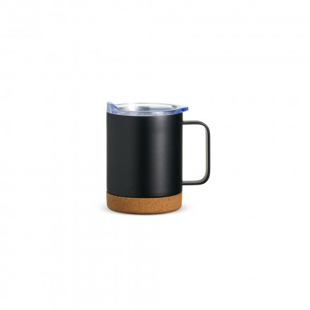 Caneca Trmica Personalizada Inox com Cortia de 400ml - Confira aqui o melhor preo! | A7 Brindes