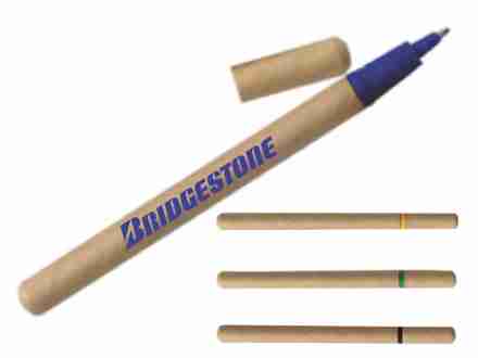 Caneta ecol�gica personalizada com tampa
