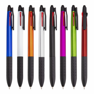 Caneta Personalizada 3 em 1 Touch - Confira aqui o melhor pre�o! | A7 Brindes