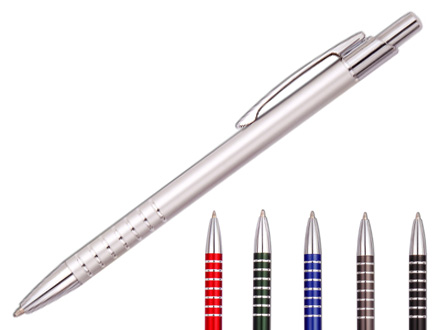 Caneta personalizada de metal em diversas cores