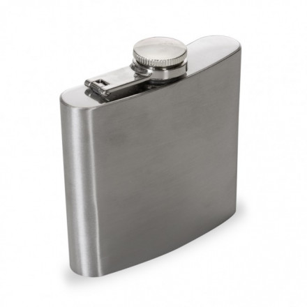 Cantil Personalizado Porta Whisky Inox 6oz - Confira aqui o melhor preo! | A7 Brindes