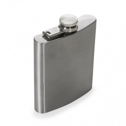 Cantil Personalizado Porta Whisky Inox 7oz - Confira aqui o melhor preo! | A7 Brindes
