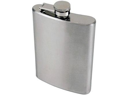 Cantil promocional port�til de a�o Inox Capacidade: 250ml